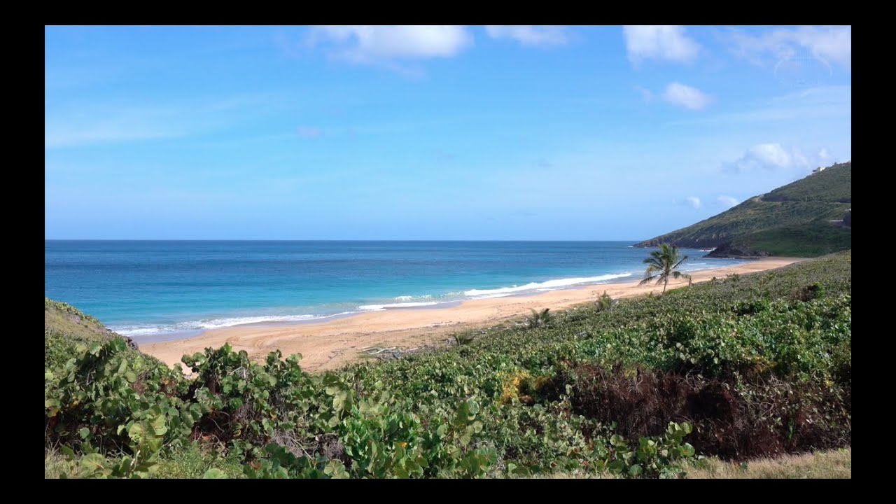 Traumstrand, Meeresrauschen, Entspannungsmusik: Am Atlantik auf Saint Kitts, Sand Bank Bay, Karibik