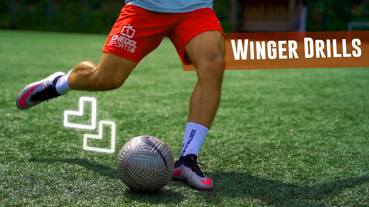 Winger Soccer Drills // Full Session Football Training