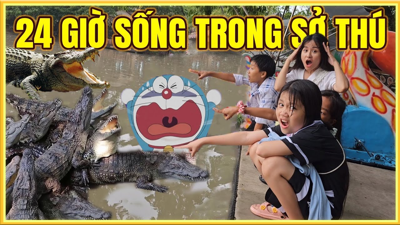 Trần Vy Vy Tập 5 | 24 GIỜ SỐNG TRONG SỞ THÚ #tranvyvy