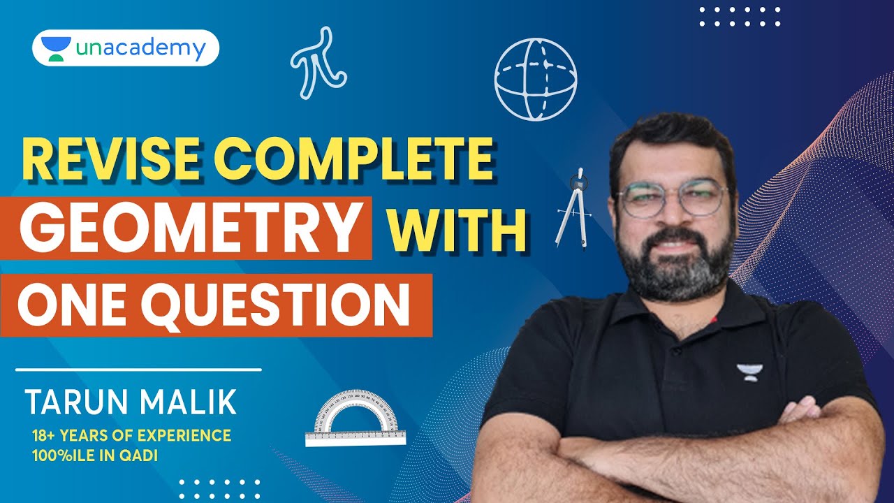 Complete CAT Geometry Revision with ONE Question | Tarun Malik | CAT 2022 Revision