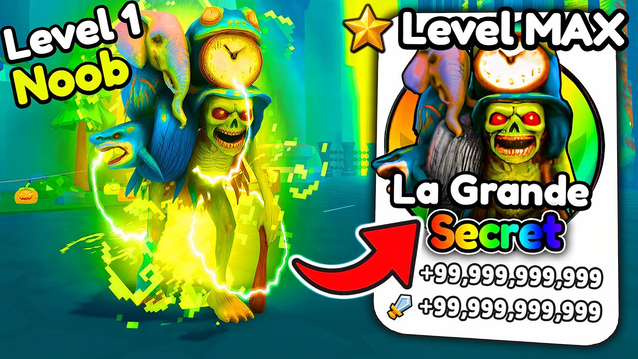 Начинаем заново как NOOB с La Grande Secret в Brainrot Zombie Evolution!