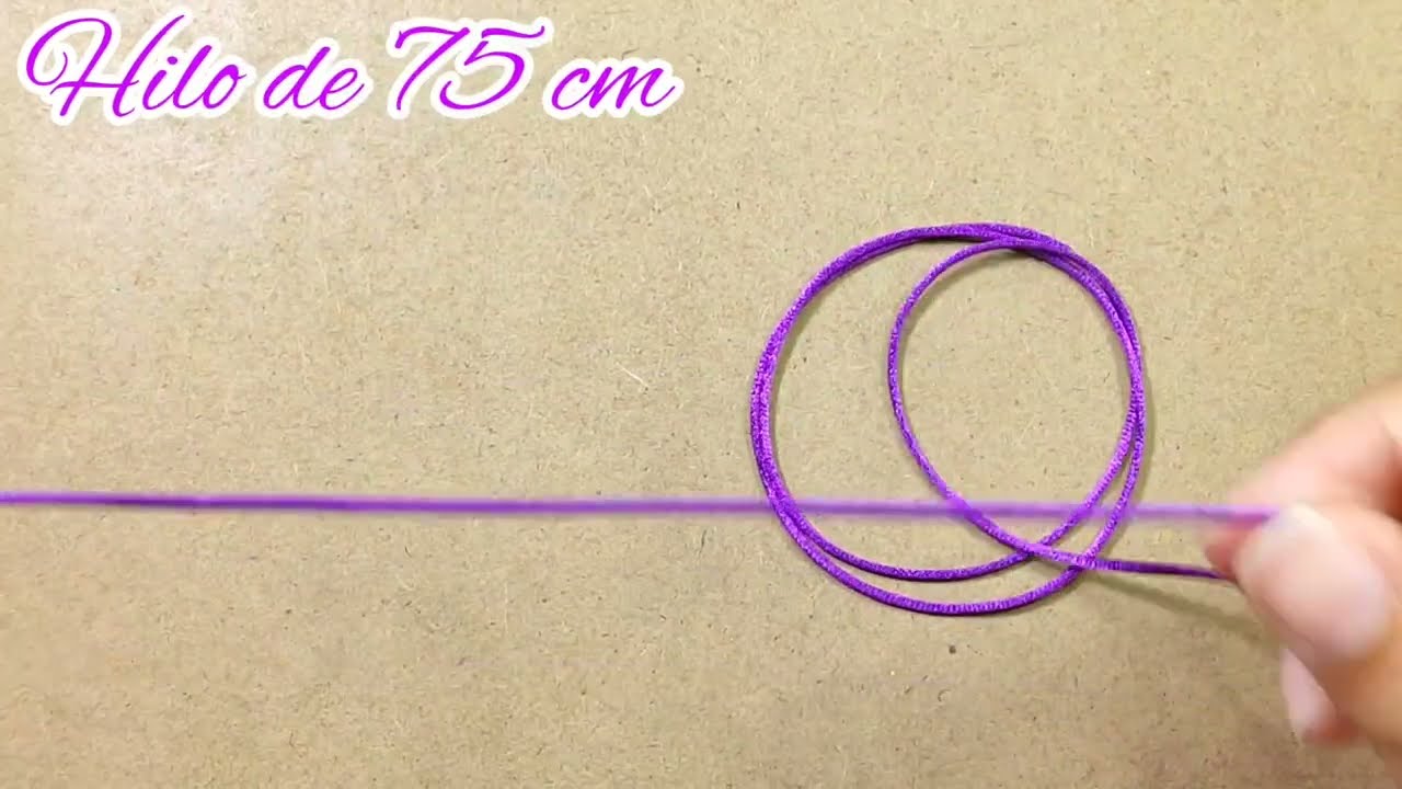 🧵Como hacer pulsera tejida de hilo fácil nudo Alondra bicolor diy ●macrame bracelet