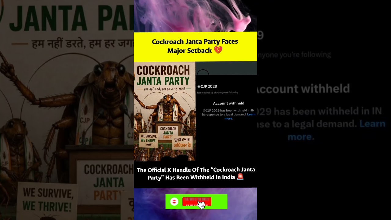 The official eme-based political engagement on social media. #CockroachJantaParty #CJP