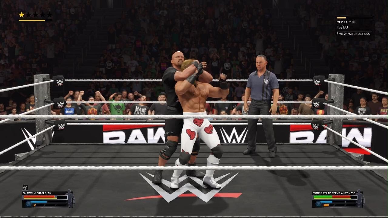 WWE 2K25  STONE COLD STEVE AUSTIN'S BIRTHDAY BASH  (Austin Vs. Shawn Michaels '94)