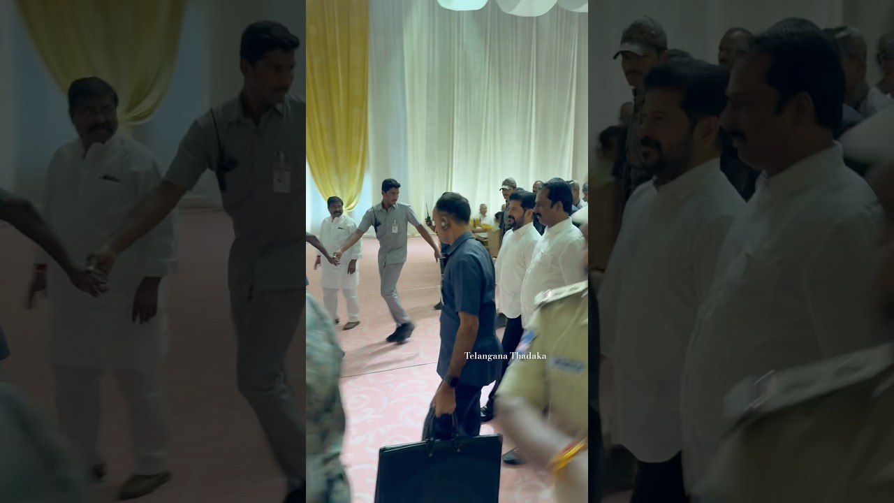 CM Revanth Reddy Visited Naren Reddy Weds Mounika Marriage #shorts #trending #viral #revanthreddy