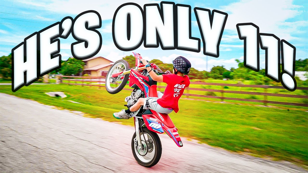 Дарю 11-летнему ребёнку свой CRF150R | Braap Vlogs