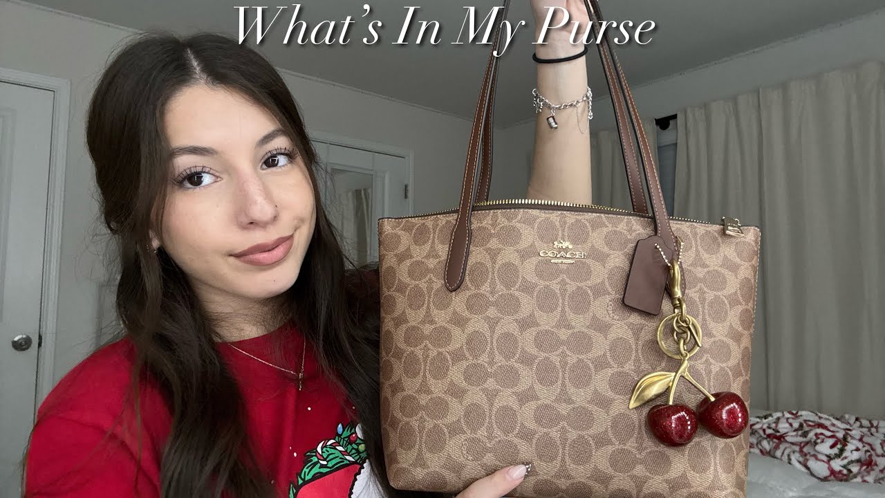 Lofi ASMR What’s In My Purse (Fiona Zip Tote Bag)