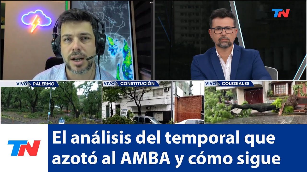 El meteorólogo José Bianco explica el fenómeno de tormentas que azotó al AMBA y Bahía Blanca