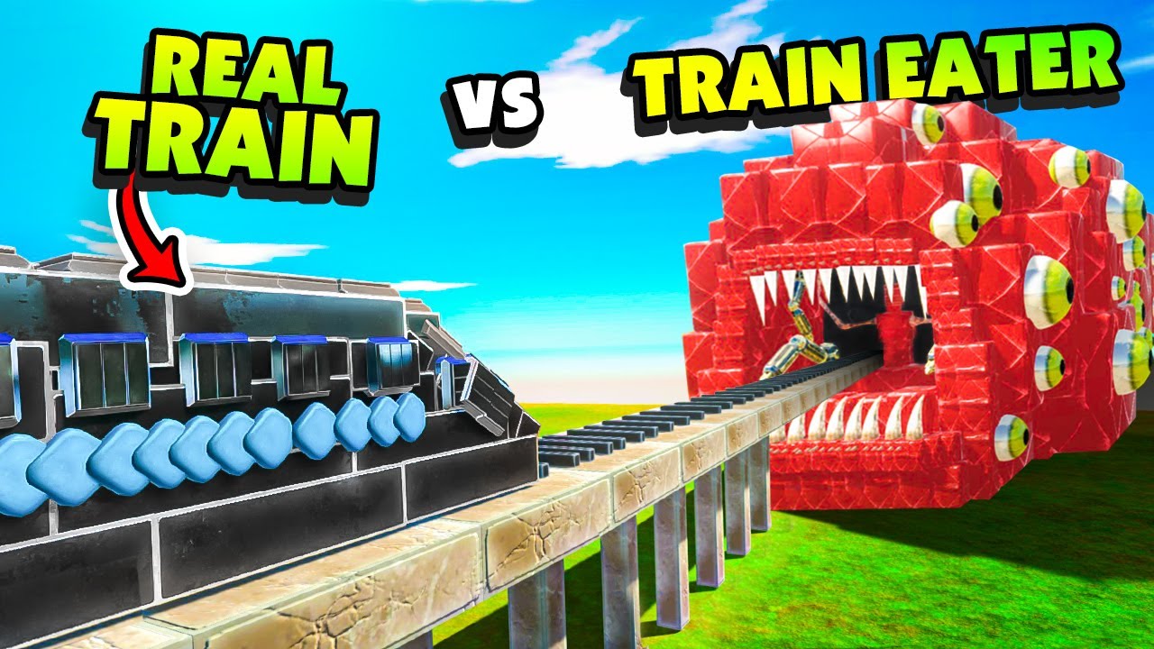 New TRAIN UNIT Gets Eaten By TRAIN EATER - Animal Revolt Battle Simulator