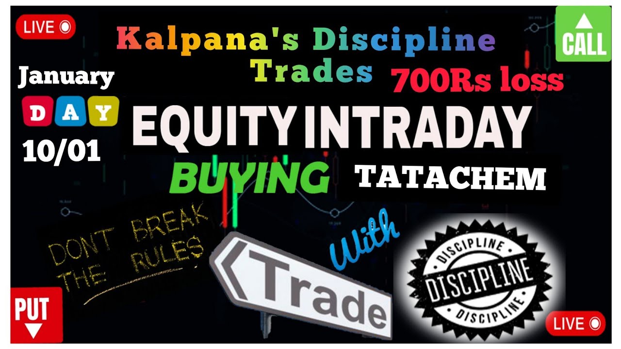 -700Rs loss TATACHEMICALS profit Equity Intraday full video