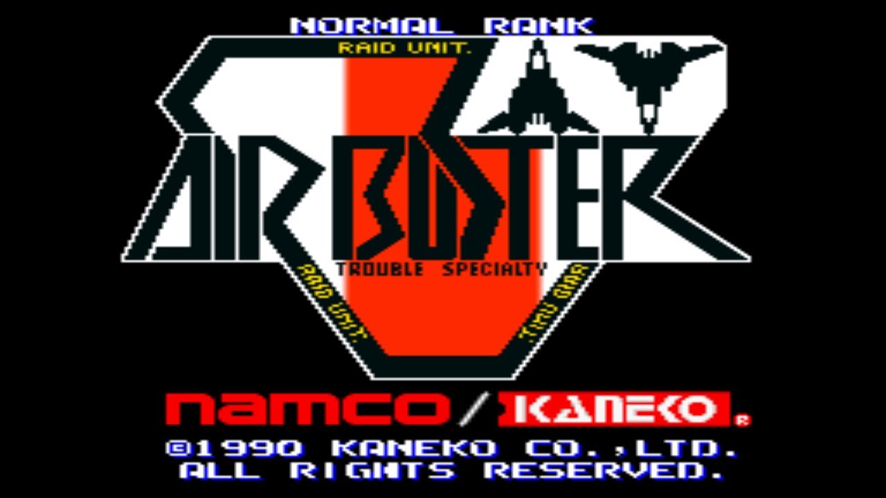 Air Buster - Trouble Specialty Raid Unit 1990 Kaneko Mame Retro Arcade Games