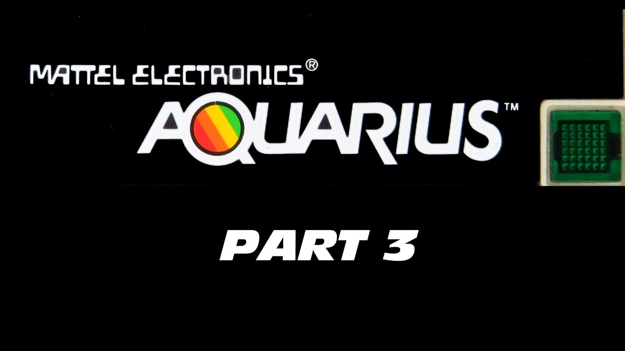 Mattel Aquarius Home Computer Part 3