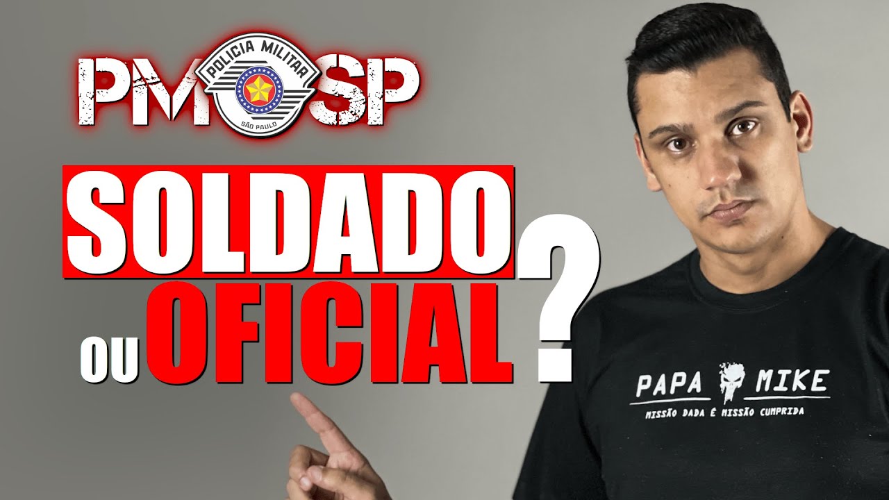 🚨 Soldado ou Oficial? Qual concurso participar para PM-SP em 2023? por Leandro Fajan