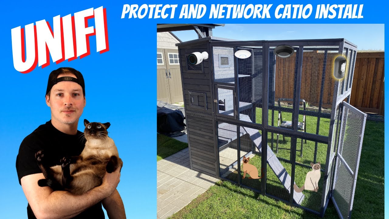 Unifi Protect and Network installation. On a Catio... 😹