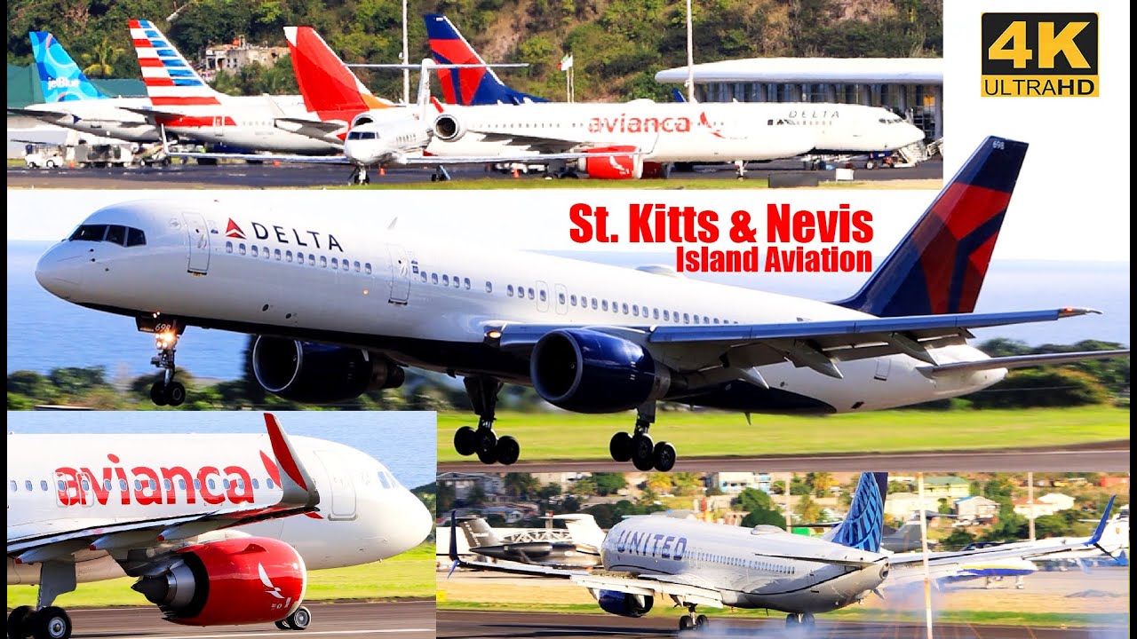 Epic Busy Afternoon To Night, VIP + Int'l Traffic, 757, 737, A320, G700, G650 @ St. Kitts, Caribbean