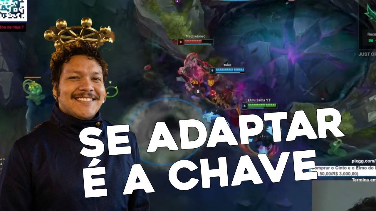 League of Legends Ranked SoloQ:  Esse jogo eu me Adaptei como um bom feiticeiro !