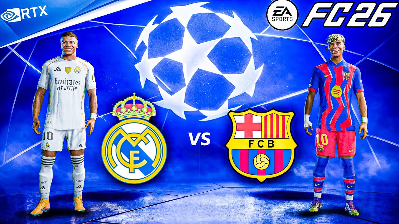 FC 26 - Real Madrid Vs Barcelona - UEFA Champions League 25/26 FINAL- El clasico - PC™[4K60]