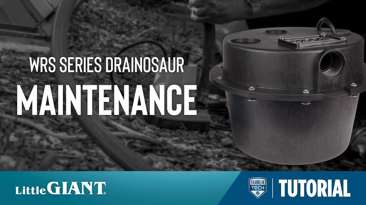 Little Giant WRS Drainosaur Sump Pump System Maintenance