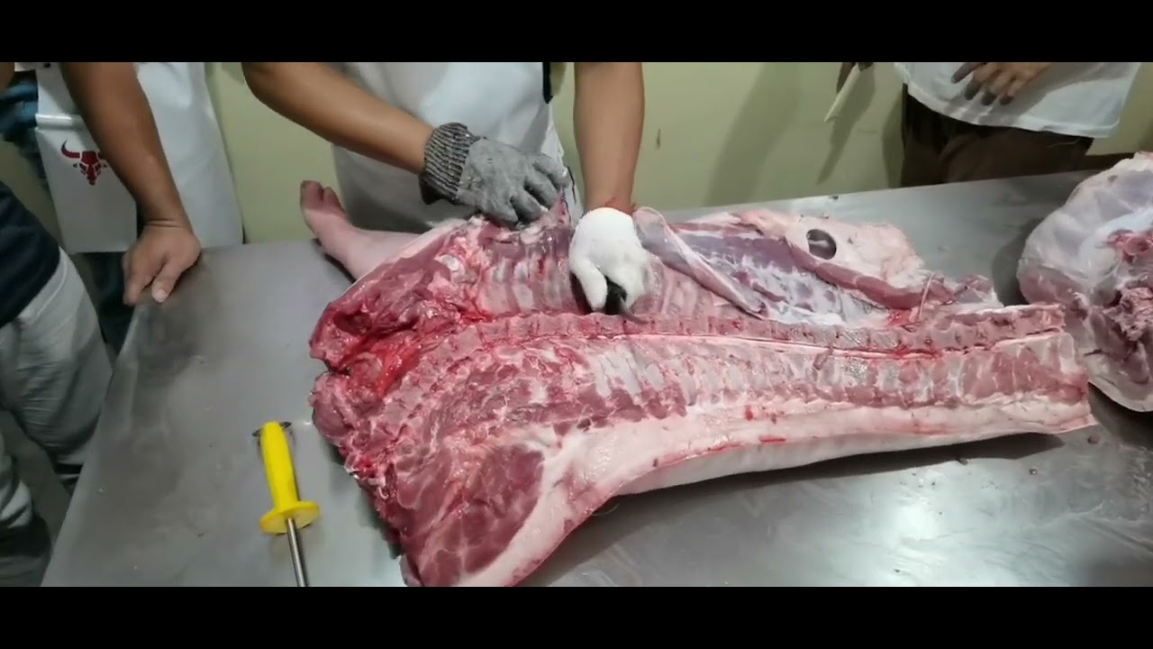 How to Debone Half Carcass Pork | Tutorial | Phil Butcher | Cebuano/Bisaya Language