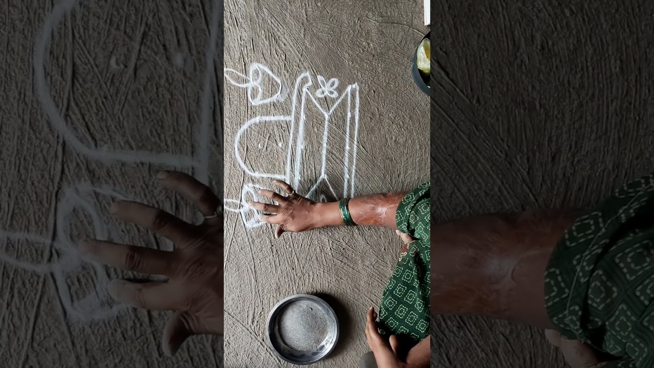Easy shivarathri |5*5 dots maha shivratri specical rangoli easy sivaratri