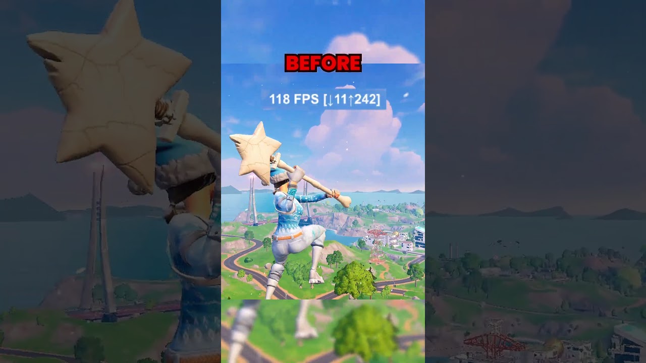 Secret to BOOST FPS and REDUCE PING in FORTNITE or Any Game!