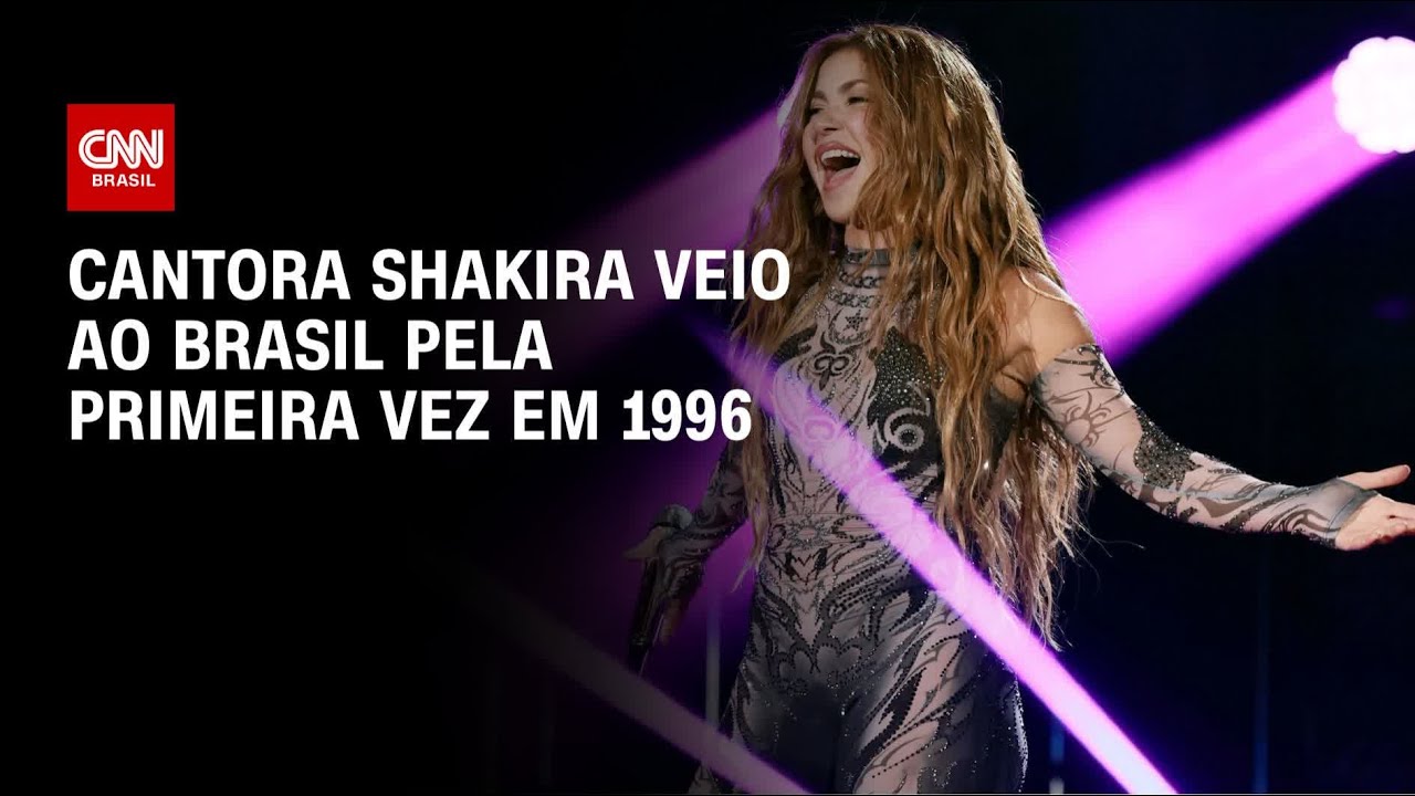 Shakira em Copacabana: veja trajetória da cantora no Brasil | CNN NOVO DIA