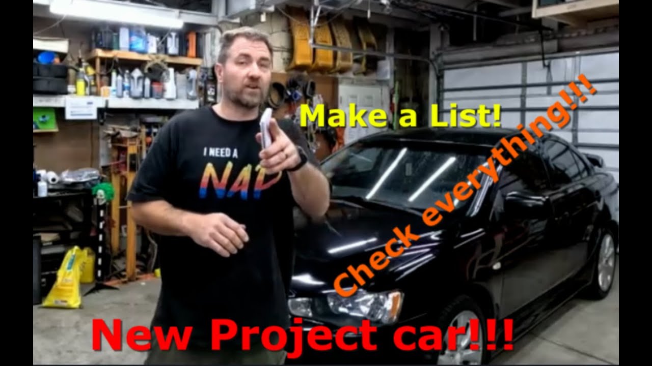New Project!  2014 Lancer  Make A List!!!   Full condition Check