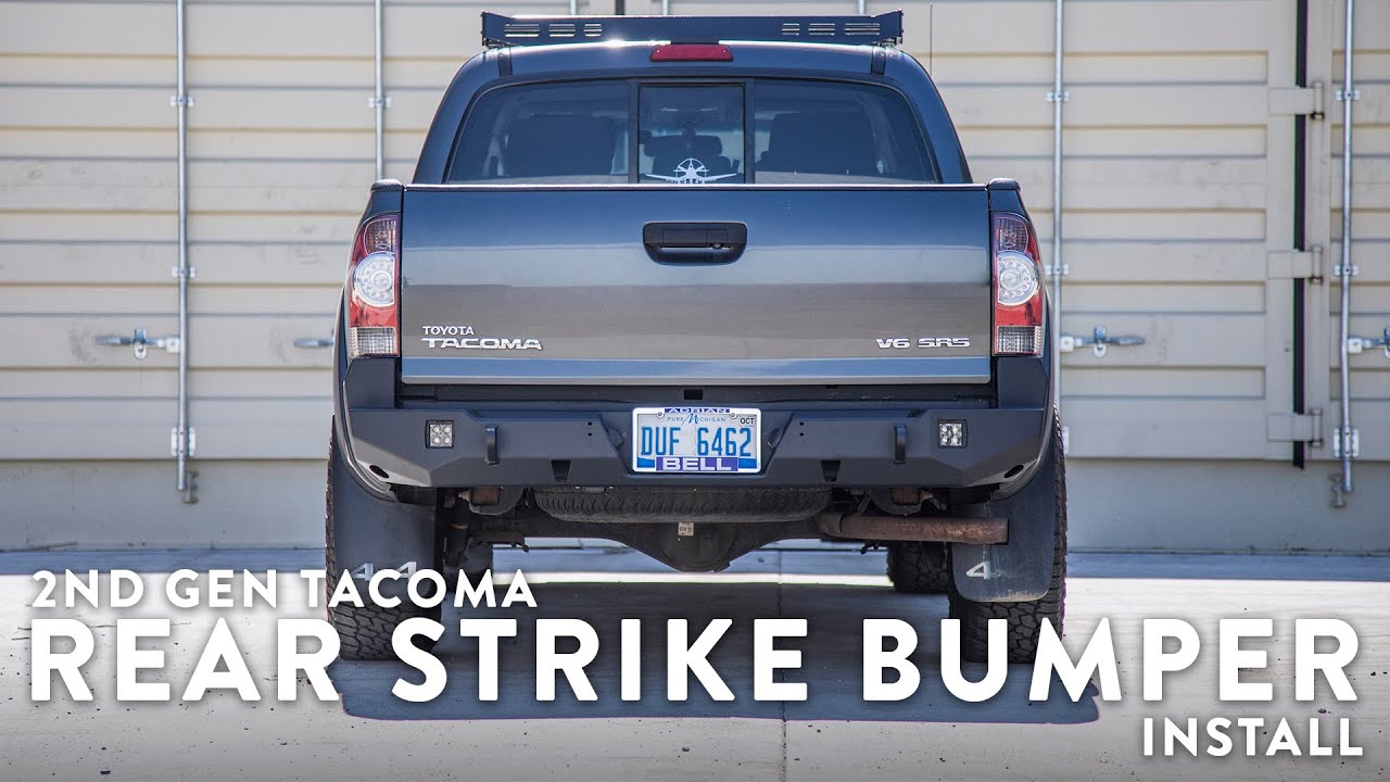 2nd Gen Tacoma Rear Strike Bumper Install