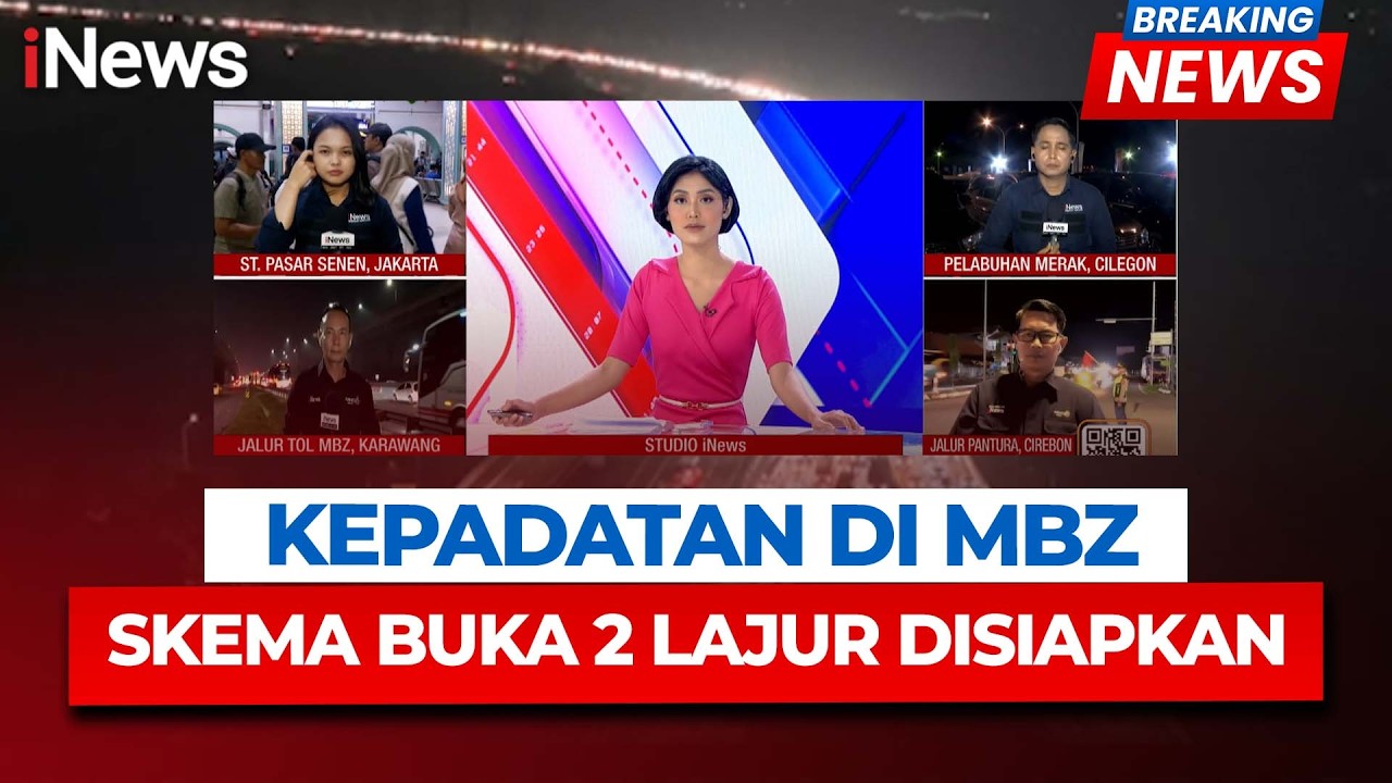 BREAKING NEWS MBZ Padat, Petugas Siapkan Skema Pembukaan 2 Lajur | 18/3
