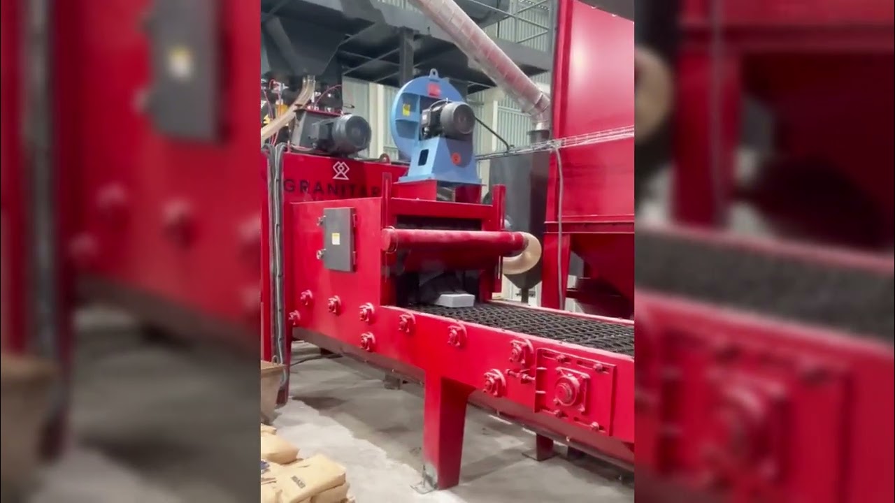 Wire Mesh Belt Shot Blasting Machine | Continuous Surface Cleaning for Metal Parts