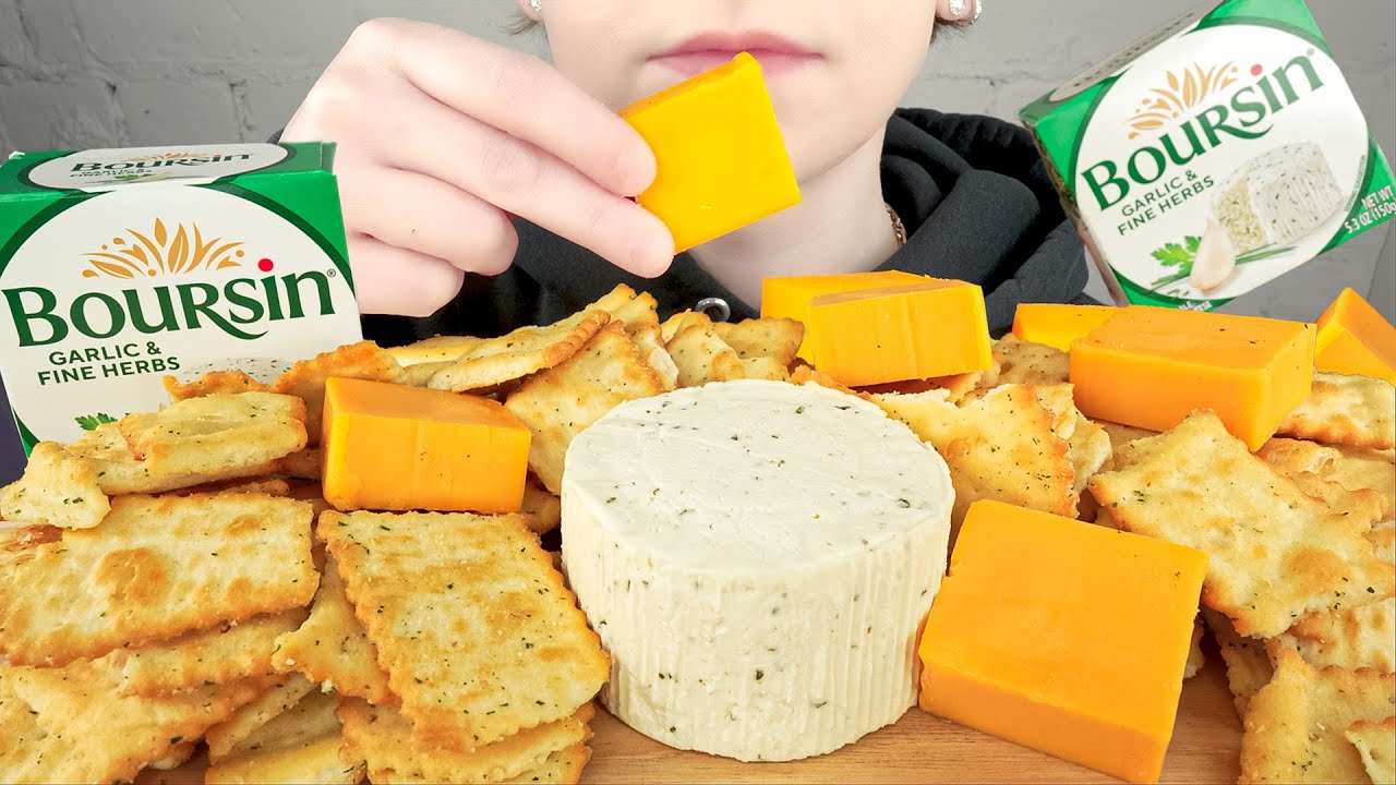 ASMR CHEESE & CRACKERS MUKBANG *EATING SOUNDS | VNM ASMR 먹방