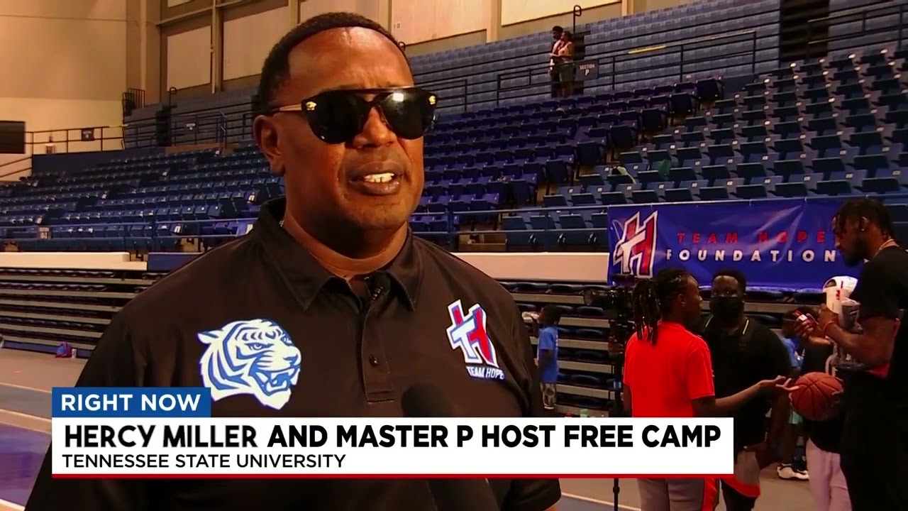 HERCY MILLER AND MASTER P HELD FREE CAMP FOR OVER 1000 YOUTH IN NASHVILLE