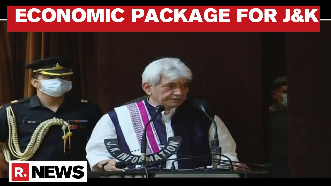 J&K L-G Manoj Sinha Announces Rs 1350 Cr Economic Package