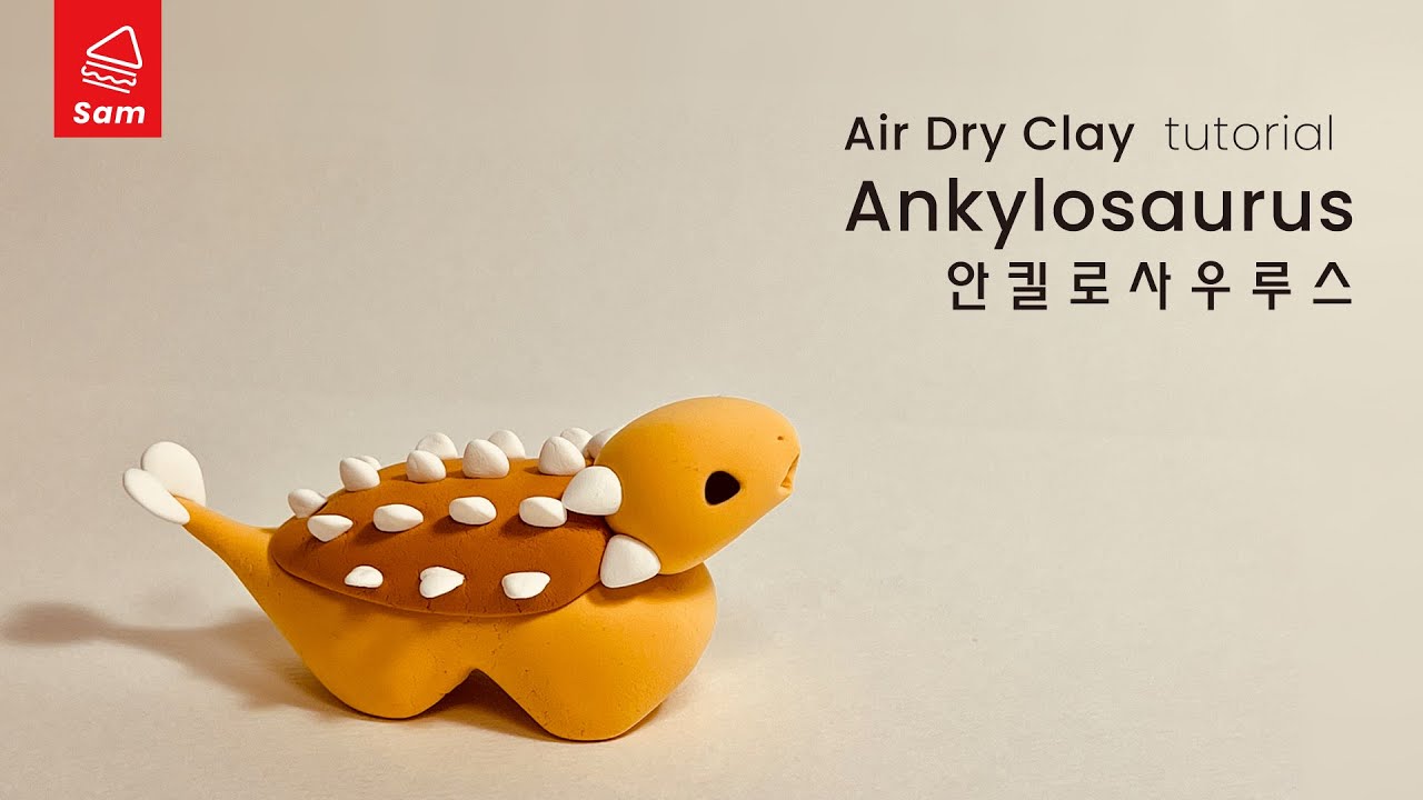 How to make Ankylosaurus with soft polymer clay