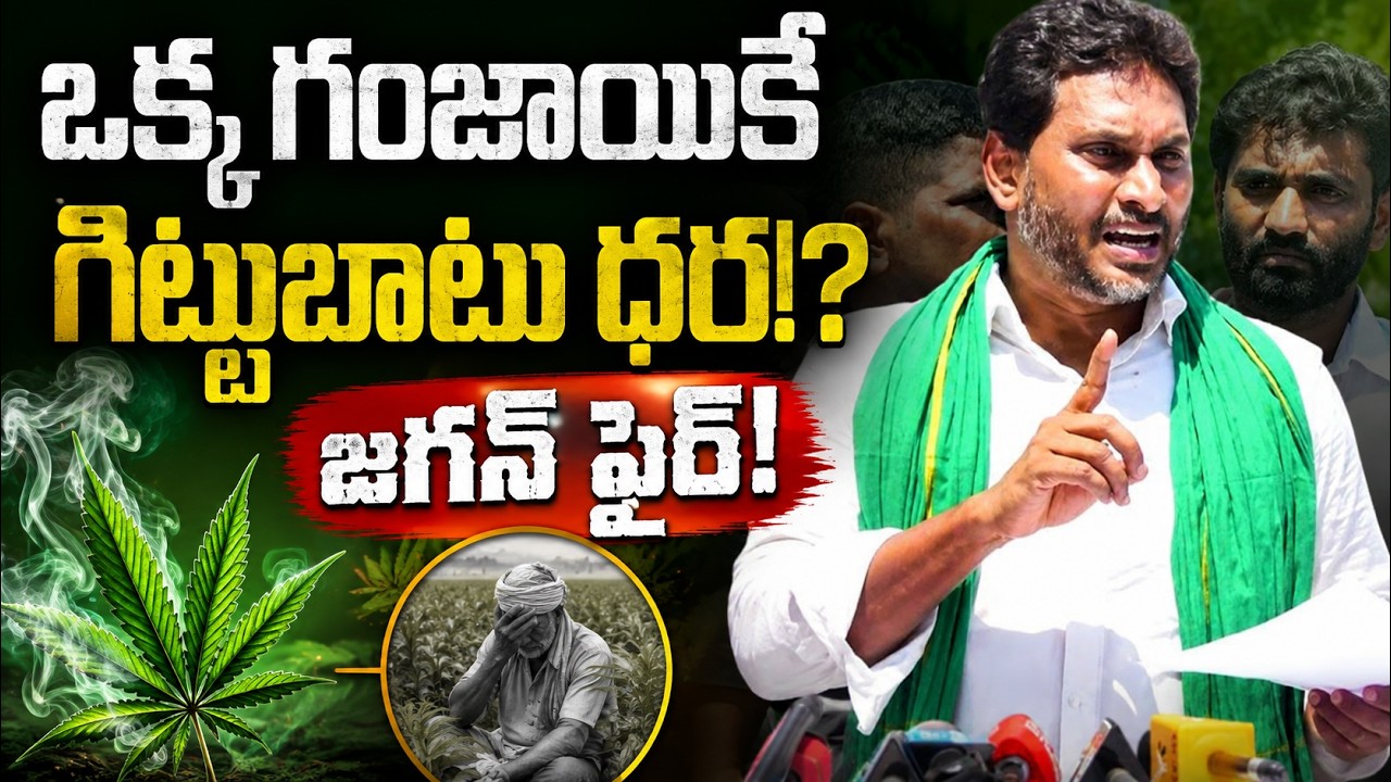 YS Jagan Strong Warning to Chandrababu | Tobacco Farmers Crisis in AP | ZEE Telugu NEWS