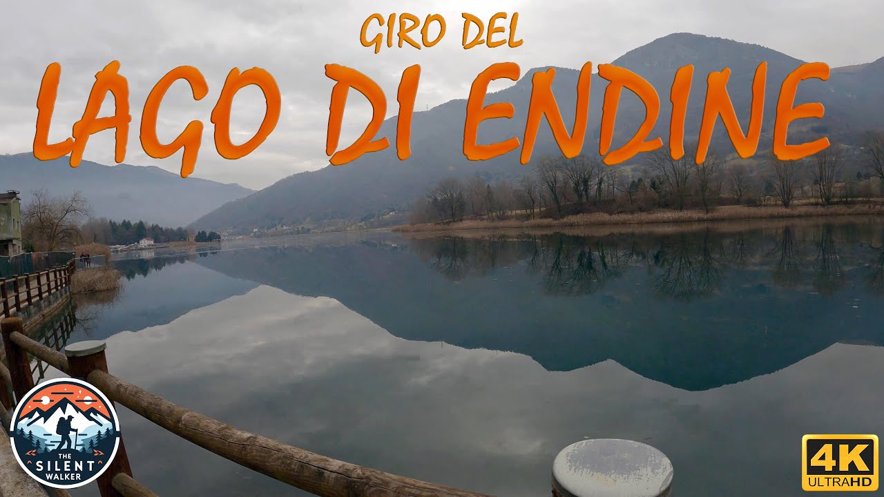 Giro del LAGO DI ENDINE. Escursione di gennaio. Video 4k