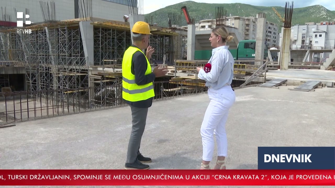 RTV HB | Izgradnja sportskih dvorana u Mostaru i Stocu napreduje planiranom dinamikom