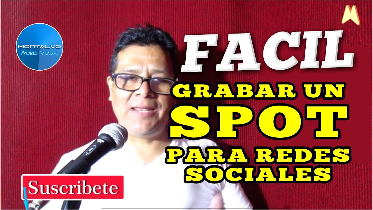 COMO GRABAR UN SPOT PUBLICITARIO ► Te Ense&ntilde;amos Como Hacerlo