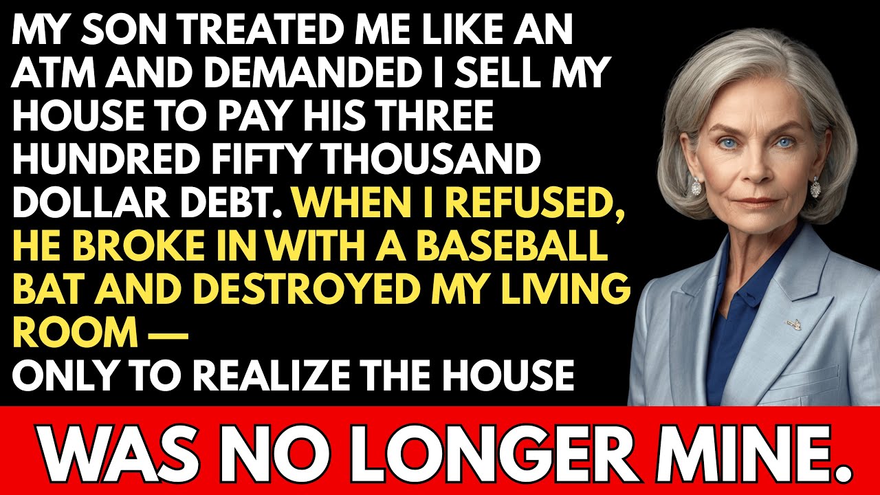 My Son Broke In With a Baseball Bat When I Refused to Sell My House and Pay His $350K Debt…