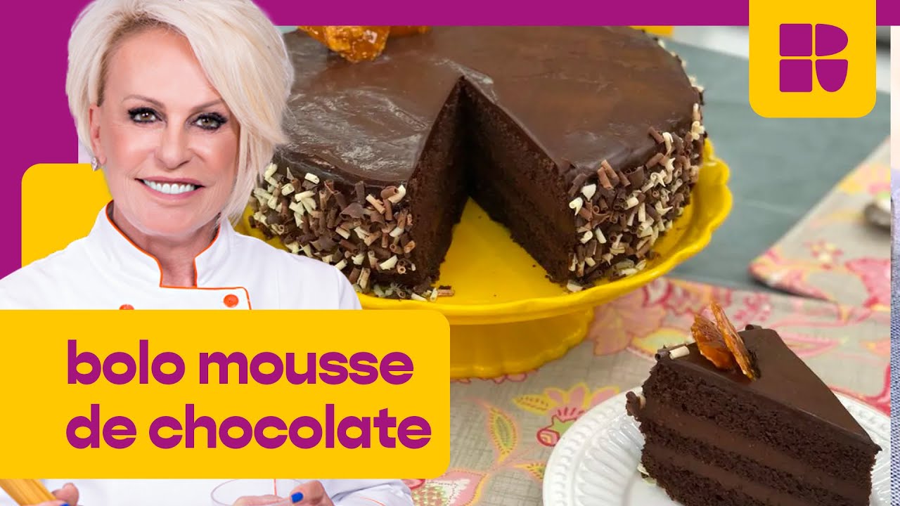 Bolo mousse de chocolate 🍫 | Receitas de Natal | Ana Maria Braga | Mais Você