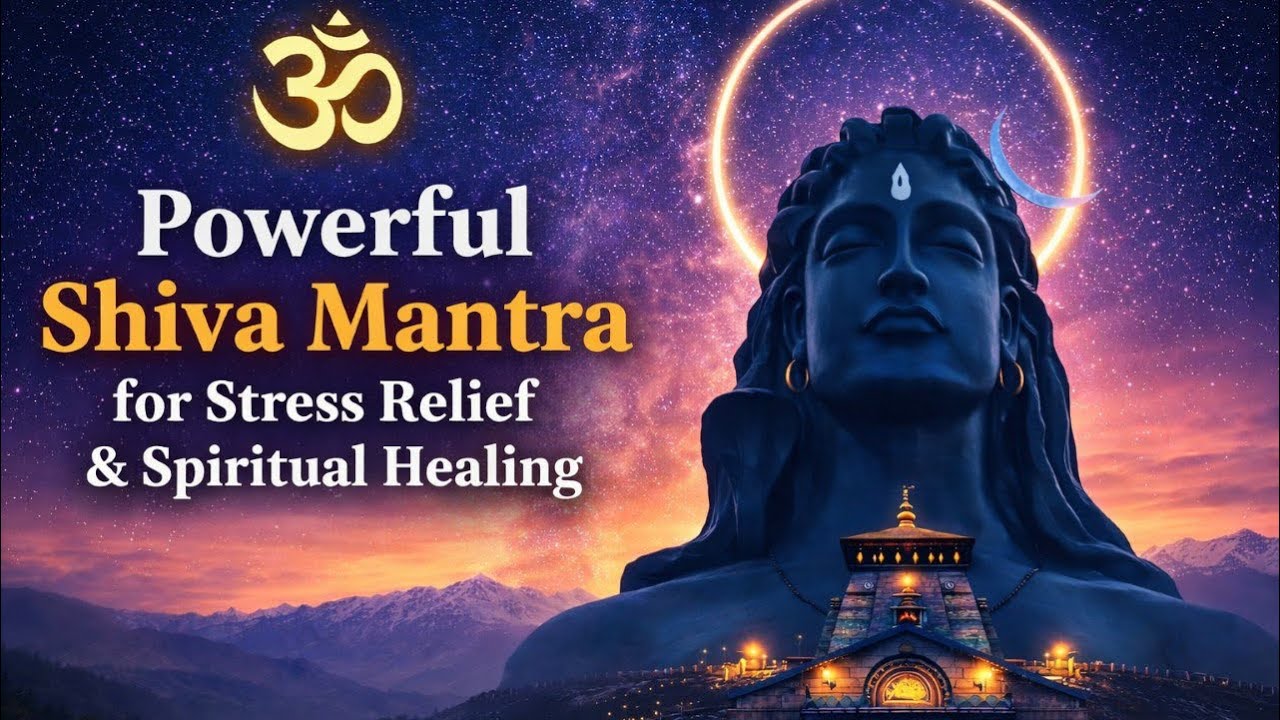 Powerful Shiva Mantra for Stress Relief & Spiritual Healing | Lingashtakam Meditation Chant