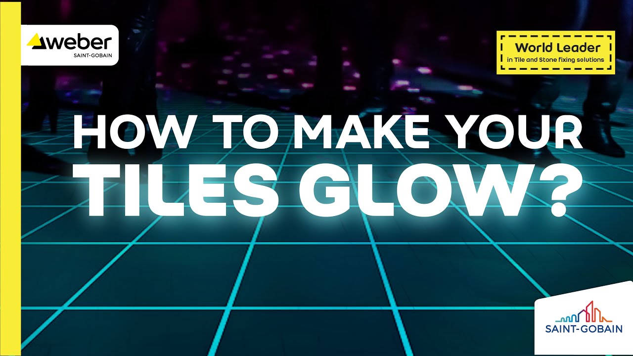 Glow-in-the-dark tile grout | Grout that never sleeps | weber knight armor