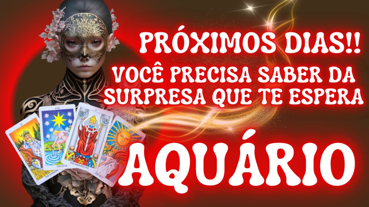 AQUÁRIO ♒ NÃO QUERO TE ASSUSTAR!! MAS VOCÊ PRECISA VER ISSO AGORA...
