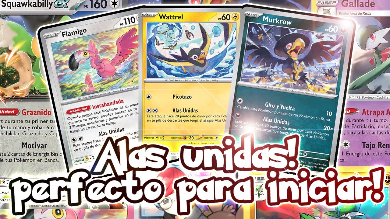 ALAS UNIDAS (United wings), UN MAZO PERFECTO PARA INICIAR!/ Análisis y Gameplay! #pokémon