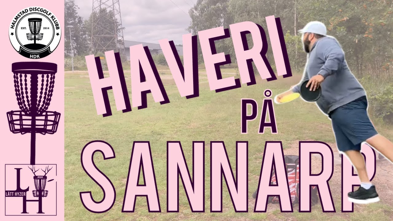Sannarps Discgolfbana | alla 18 med lillebror