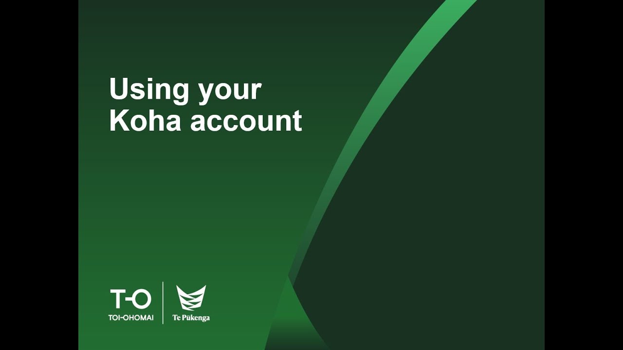 Using Your Koha (Library) Account
