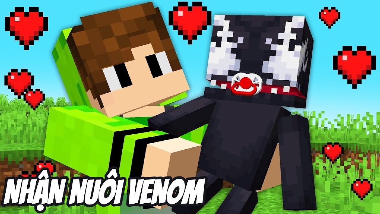 Cadres đã NHẬN NUÔI VENOM trong Minecraft!