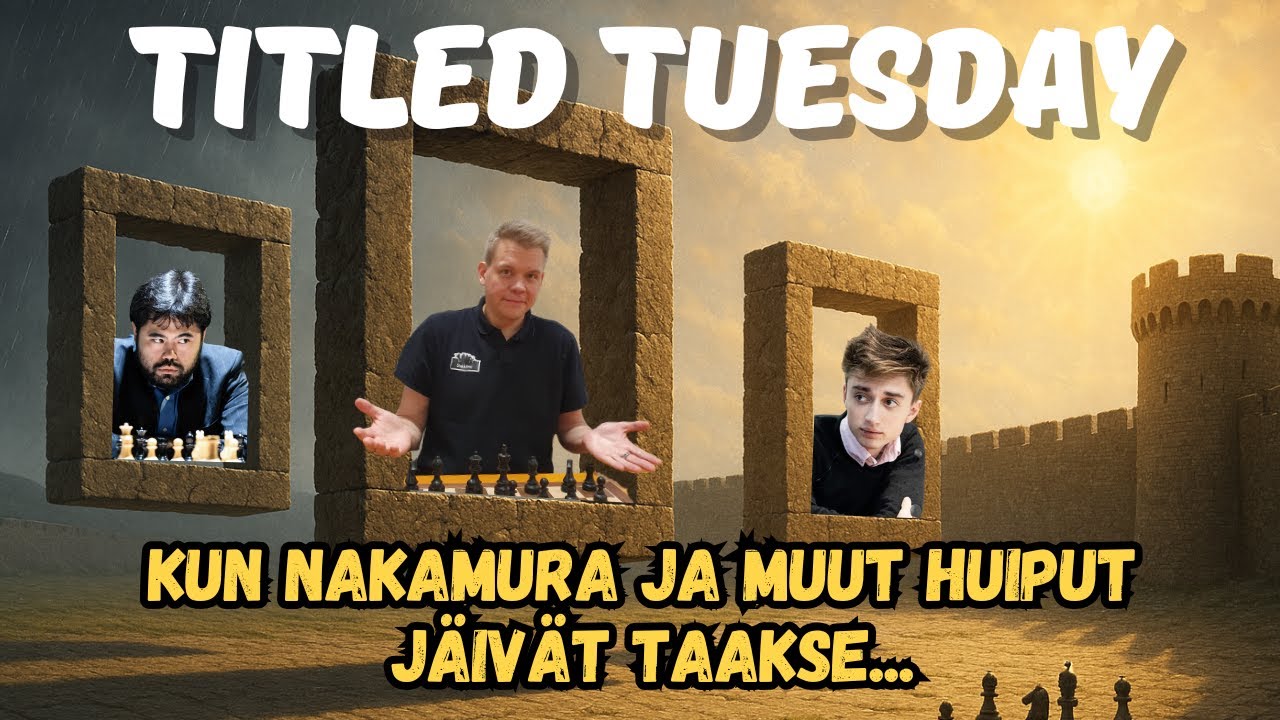 Titled Tuesday: Mika Karttunen tekee ennätyksensä (8/11) ja sijoittuu mm.Hikaru Nakamuran edelle!