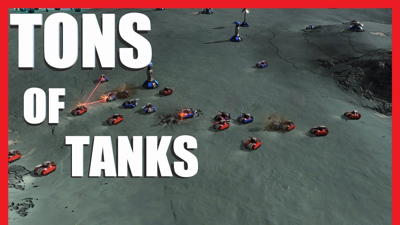 1 Tank 2 Tank Red Tank Blue Tank - Beyond All Reason 1v1 Deathmatch