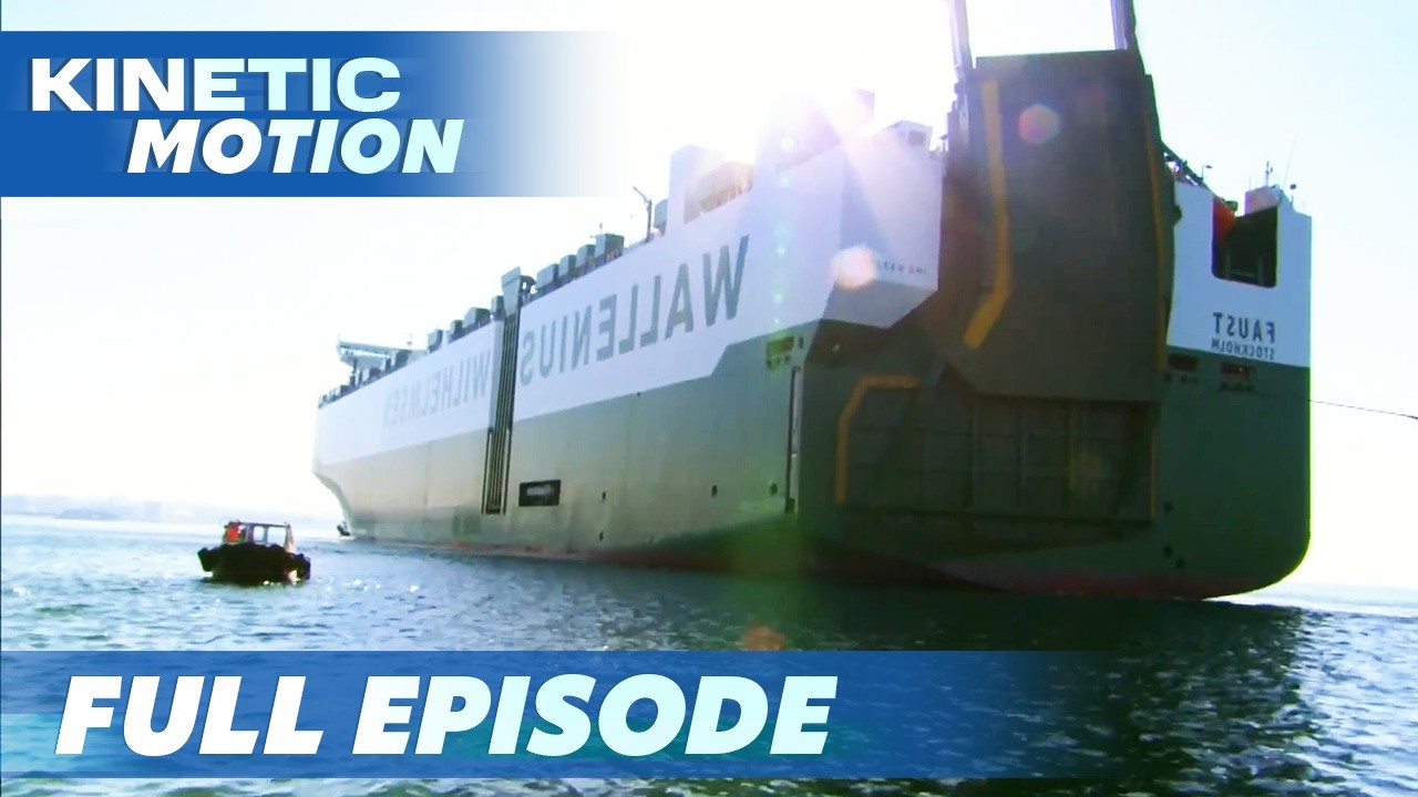 The Largest Car Carrier in the World: The Faust | Mighty Ships S01E03 Full Episode | Kinetic Motion